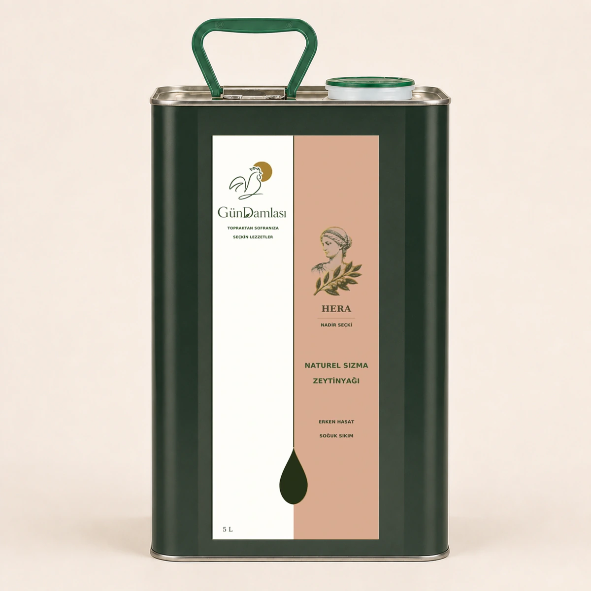 Hera 5 litre · Teneke ambalajı