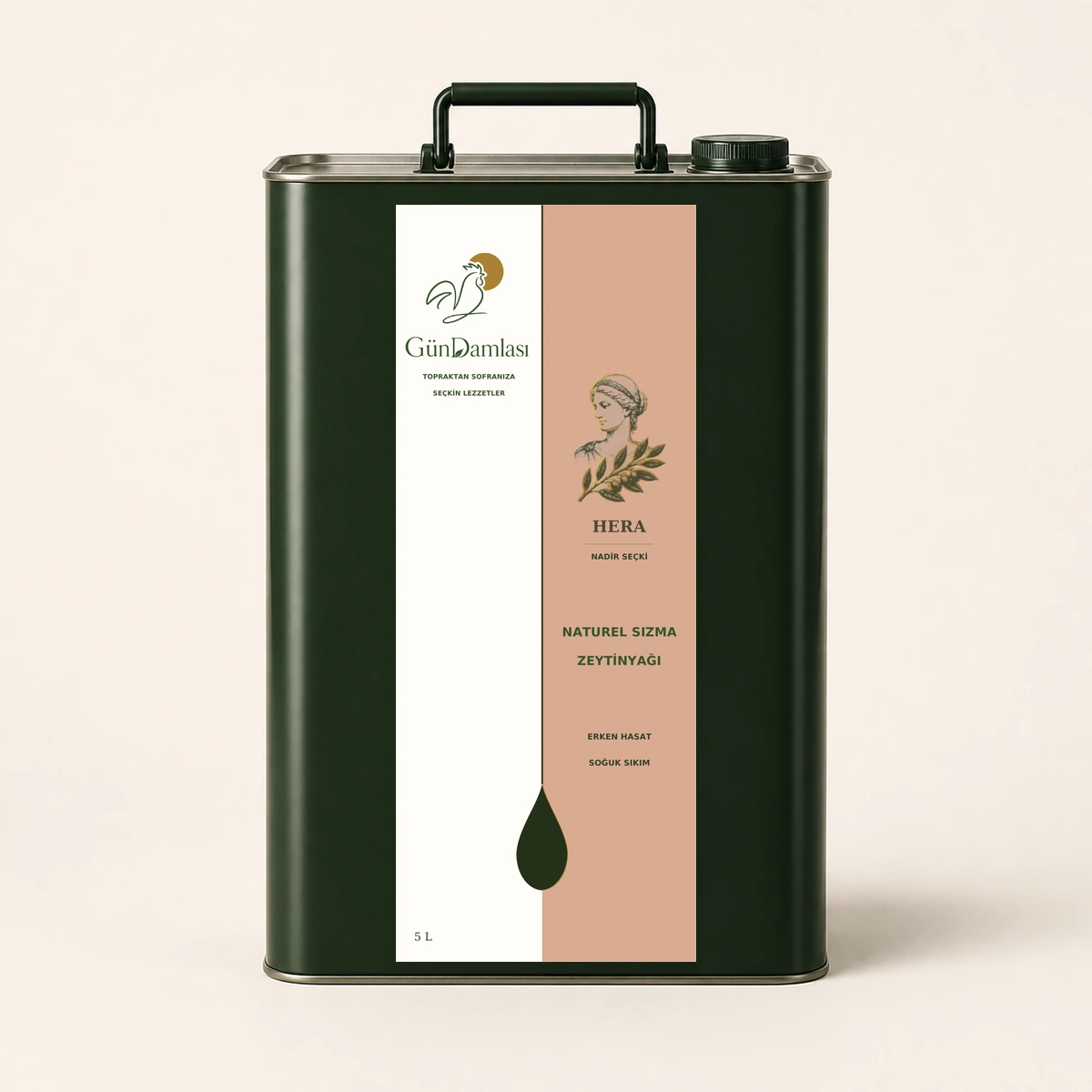 Hera 5 litre · Teneke ambalajı